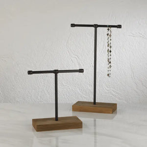 Industrial T-Bar Jewelry Stand