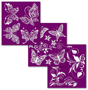 Silkscreen Stencils - Butterflies