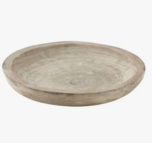 Paulownia Wood Bowl - Grey MD