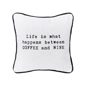Coffee and Wine Pillow