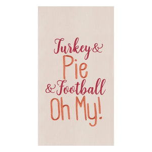 Halloween "Pie Oh My" Embroidered Flour sack Kitchen Towel
