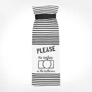 "Please No Selfies" Terry Towel