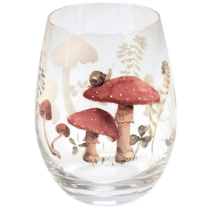 Mushroom Stemless Wine Glass