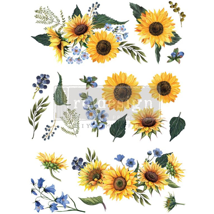Sunflower Fields | Redesign Decor Transfer