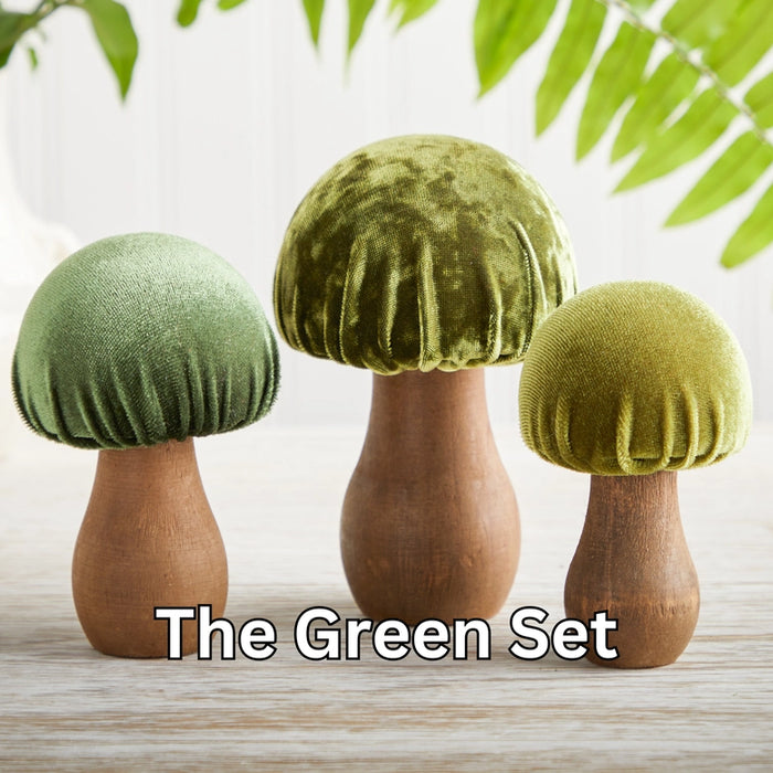 Velvet Mushroom- Green