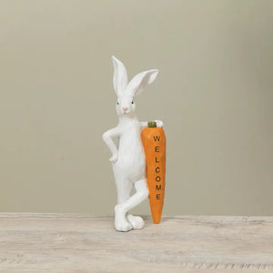 Resin Easter Bunny with Carrot