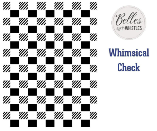 Whimsical Check | Dixie Belle Stencil