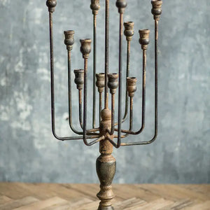 13 Candle Iron Candelabra