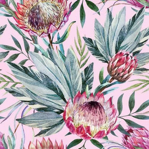 Tropical on Pink | Decoupage Rice Paper | Dixie Belle