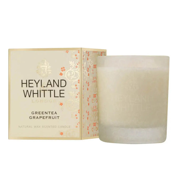 Gold Classic Greentea Grapefruit Candle in a Glass (soy wax)