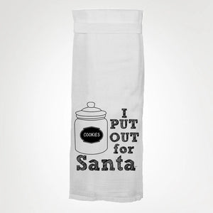 I Put Out For Santa | Christmas Kitchen Towels