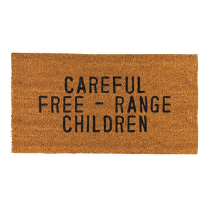 Free Range Children Door Mat