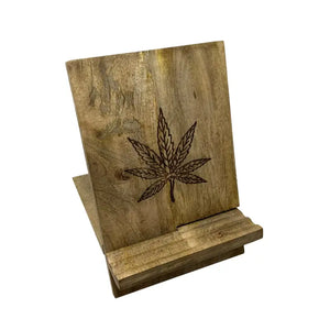 Branding Iron Cannabis-Design Recipe Book/Tablet Cradle