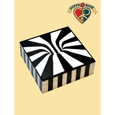 Going Down The Rabbit Hole Wooden Box