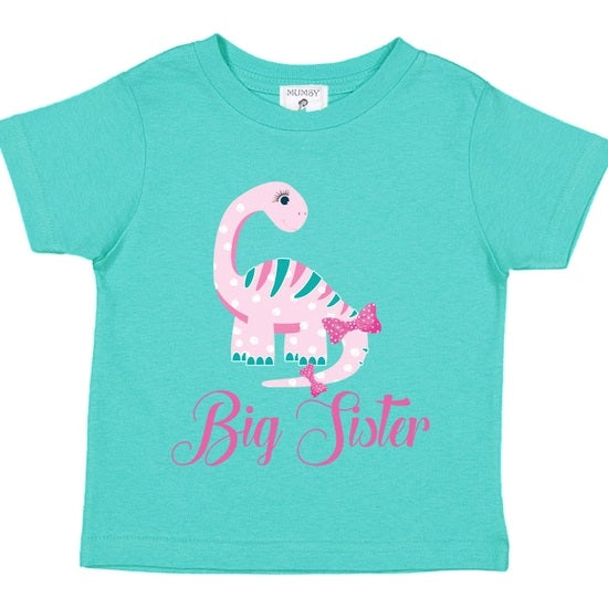 Big Sister T Shirt - Dinosaur