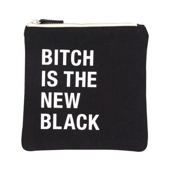 Bitch is the New Black Cosmetic Bag