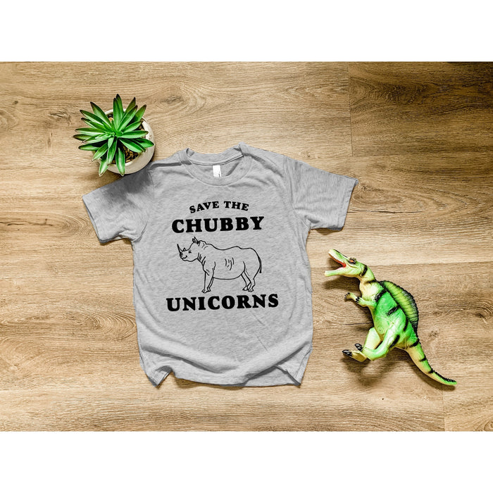 Save The Chubby Unicorns Kids Tee