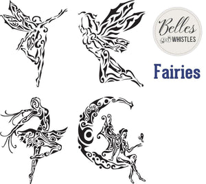 Fairies Stencil