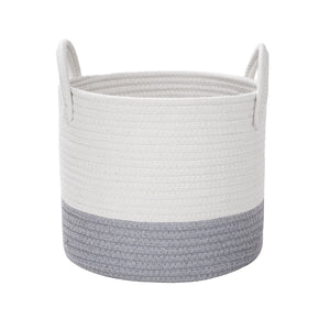 Rope Basket - Cotton Storage, Grey