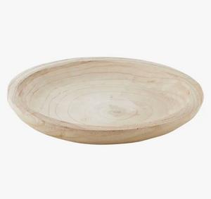 Paulownia Wood Bowl - Natural MD