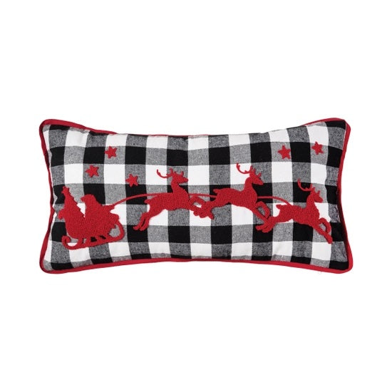 Christmas Franklin Farm Sleigh Pillow