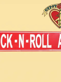 Rock N Roll Street Sign