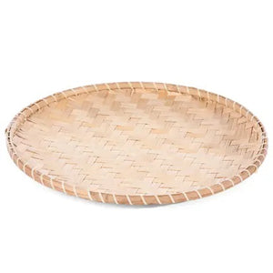 Round Bamboo Tray