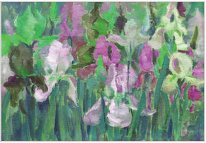 Blooming Iris - A1 Rice Decoupage Paper