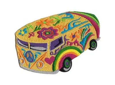 Groovy Psychedelic Peace Van Patch
