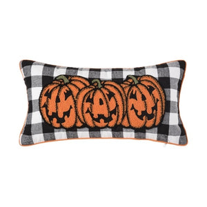 Halloween Jack-O-Lantern Throw Pillow