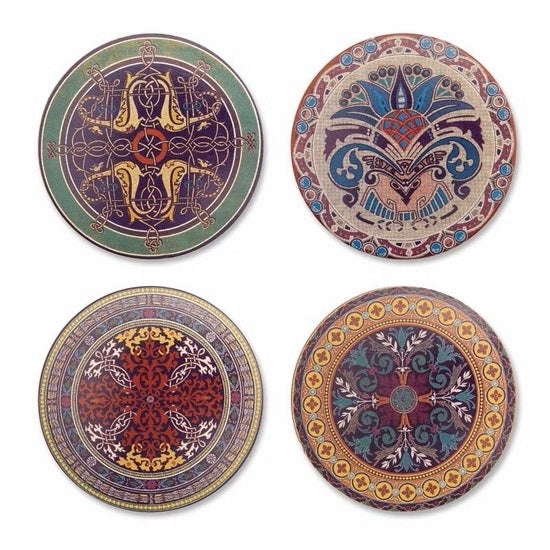 Arabesque Marble Coasters Set of 4