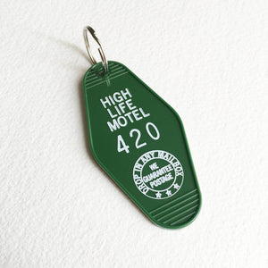 High Life Motel 420 Key Chain