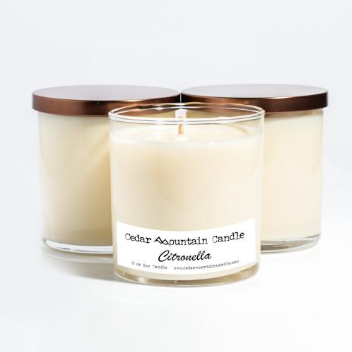 Citronella Scented Soy Candle