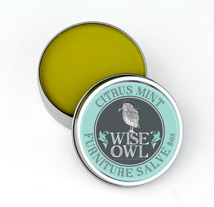 Wise Owl furnitue Salve - Citrus Mint 8 oz.